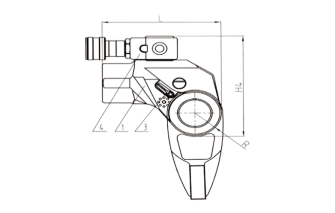 驱动型扭矩液压扳手
