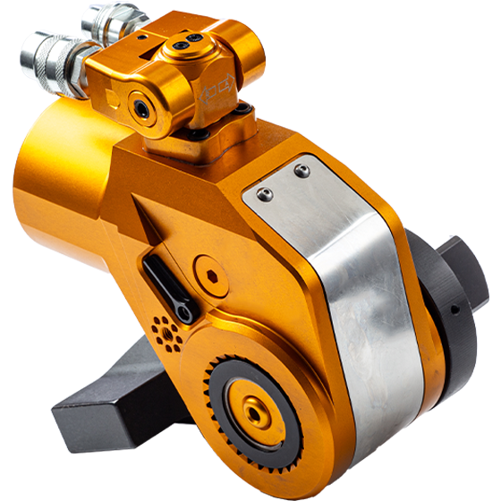 Square drive hydraulic torque wrench