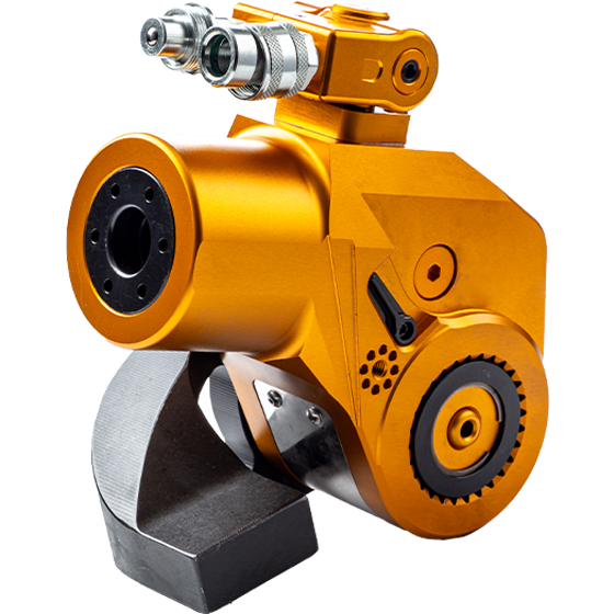 Square drive hydraulic torque wrench