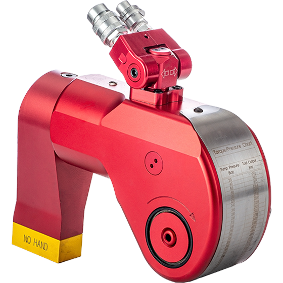 Square drive hydraulic torque wrench
