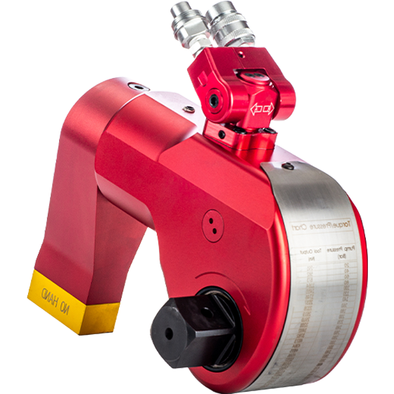 Square drive hydraulic torque wrench