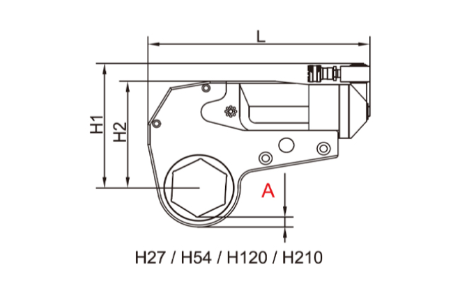 Low Profile Hydraulic Torque Wrench
